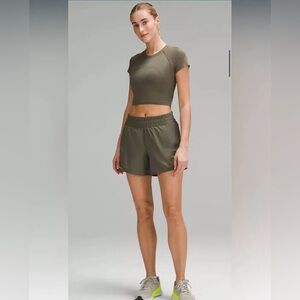 Lululemon Track That 5 inch High-Rise Short - Army Green